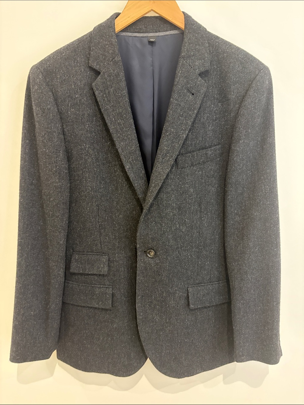 J. Crew Men's Dark Gray Tweed Sport Coat